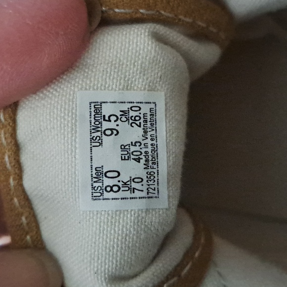 Mustard Color Canvas Sneakers with White Laces - Picture 5 of 5